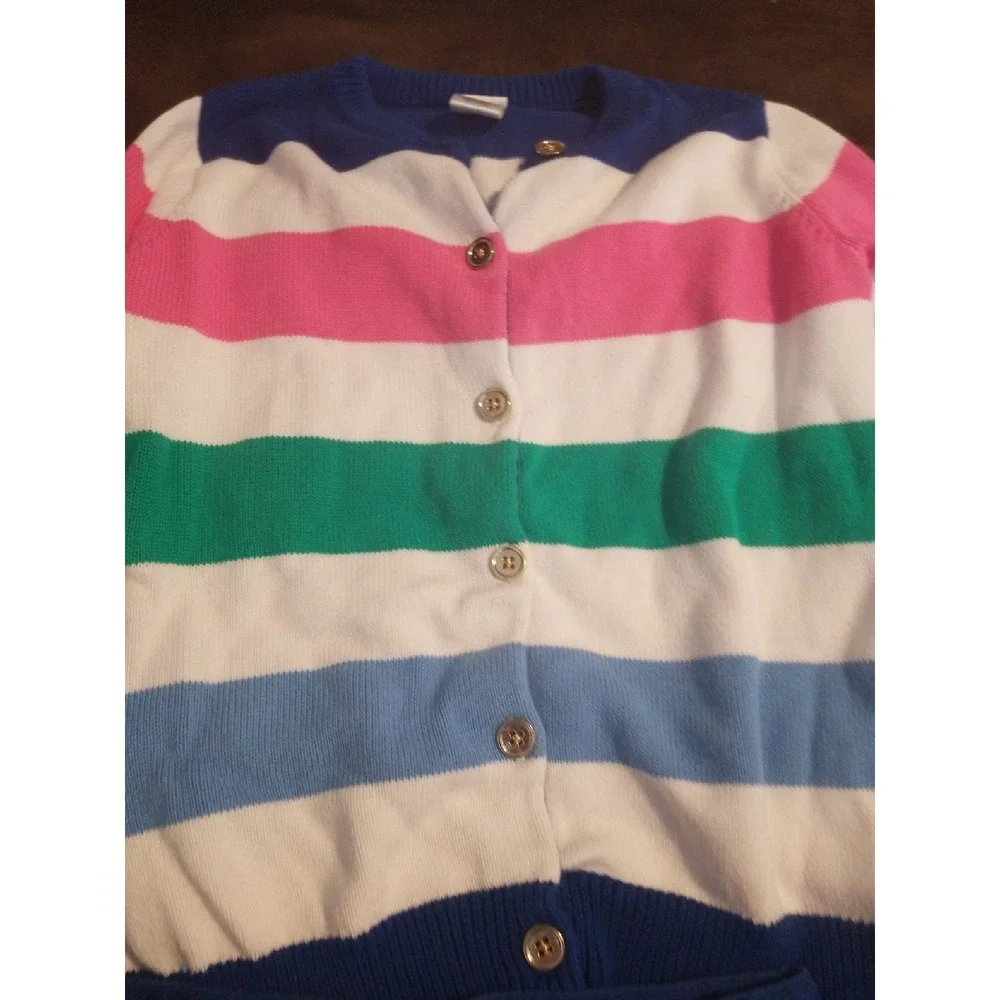 Gymboree‎ stripes and anchors M 7 8 outfit sweater skort